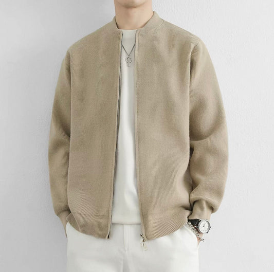 BOMBER KNIT JACKET