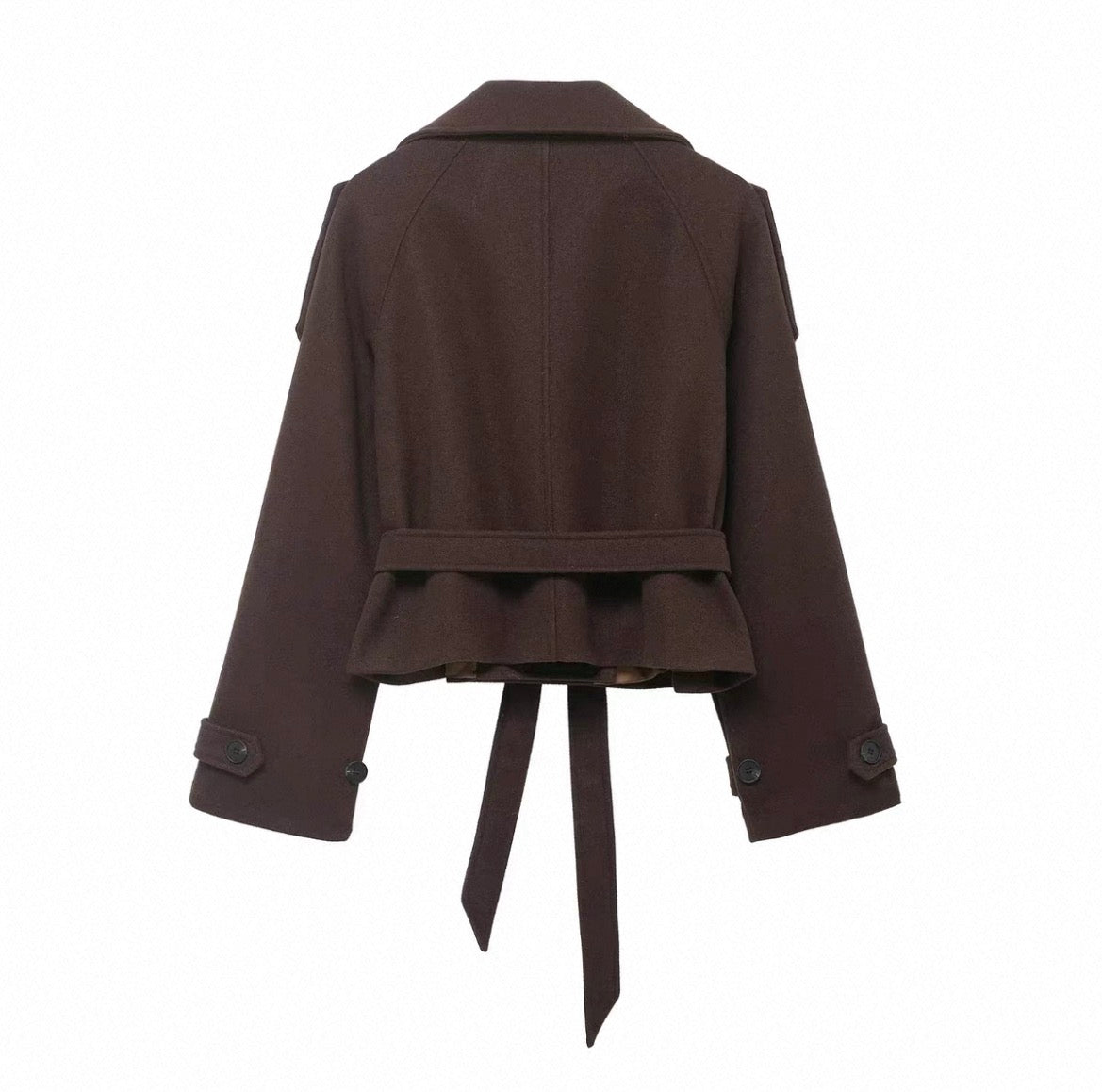 BELTED WOOL JACKET