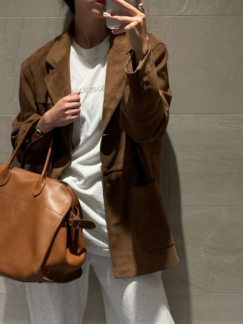 SUEDE SHOPPER